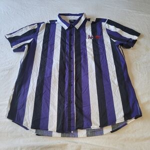 Kiki’s Delivery Service Studio Ghibli Button Up Shirt Mens Size XXL Stripes